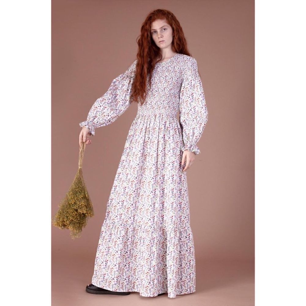 Brand New Meadows blush maxi Dress